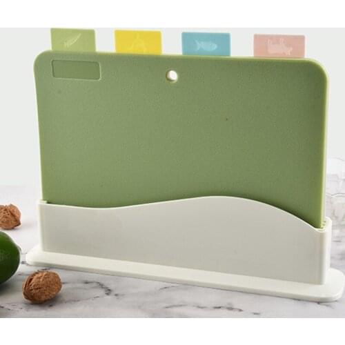 4Pcs/Set Kitchen Multifunctional Plastic Cutting Board Eco Friendly Food Grade Chopping Board Kitchen Accessories