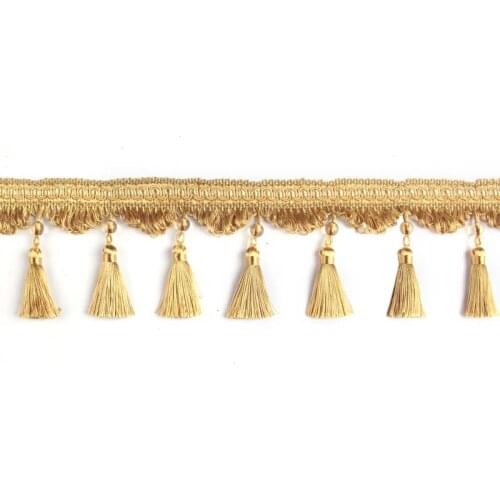 6Meters 10CM Width Tassel Fringe Trim Crystal Beaded Tassels Lace For DIY Sewing Fabric Curtain Accessories Lace Decoration