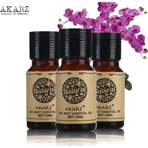 AKARZ Peppermint Lavender Eucalyptus essential oil Top Brand For Skin Body Care Aromatherapy Massage Spa 10ml*3