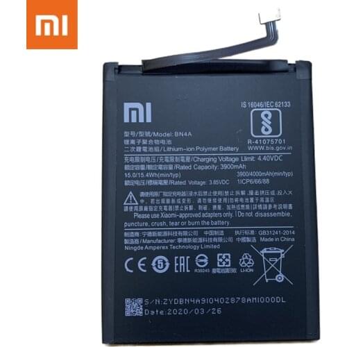 Xiao Mi 4000mAh BN4A Battery For Xiaomi Redmi Note7 Note 7 Pro Phone Battery