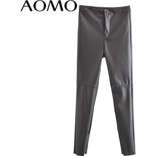 Женские узкие брюки AOMO China At AliExpress