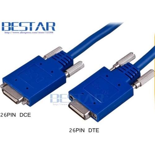 CAB-SS-2626X 26pin DTE To 26pin DCE 26 pin Smart Serial network cable 3ft for Cisco Router WIC-2T, WIC-2A/S WAN Interface cards