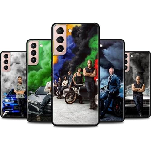 Phone Case For Samsung Galaxy S21 Ultra S20 FE S10 S9 Plus S8 S10e S10Lite Cover Black Fundas Fast and Furious Moive