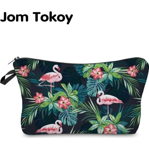 Jom Tokoy Cosmetic Organizer Bag Make Up Heat Transfer Printing Cosmetic Bag Fashion Women Brand Makeup Bag Hzb914