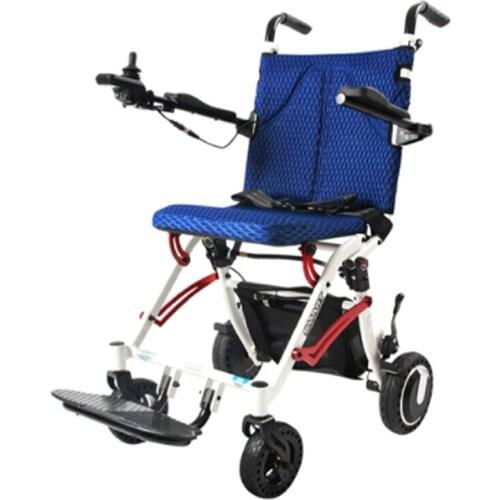 EA108 Lightweight Foldable Removable Lithium Battery Electric Wheelchair for the Elderly