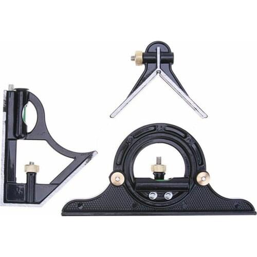 3 in 1 Ruler Tool Multi-function Square Angle Finder Woodworking Set