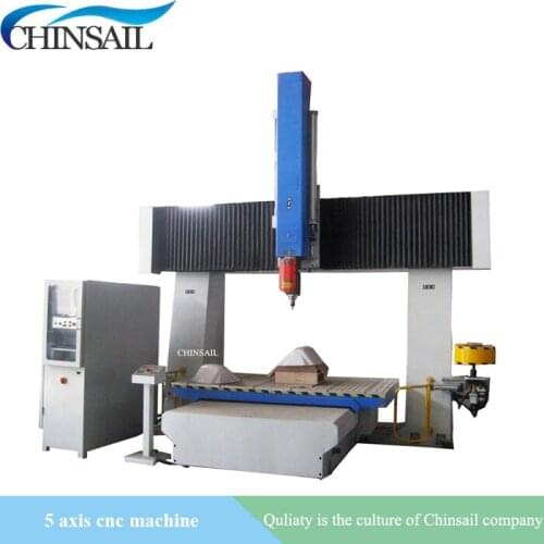 Best quality 5 axis cnc machine 1325 1530 2030 2040 with rotate spindle 360 degree