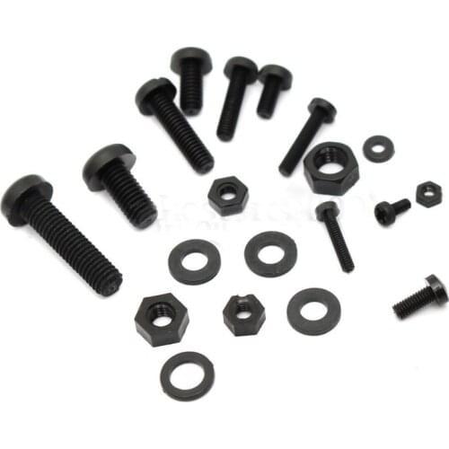 150Pcs M2 M2.5 M3 M4 M5 Nylon Hex Screw Bolt Nut Standoff Spacer Assortment Kit Black