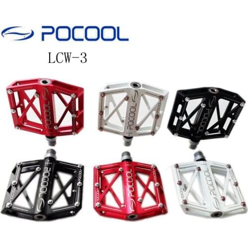 New LCW-3 Non-slip Professional Bearing MTB Pedal Aluminum Alloy Mountain Road Bike balance brow Bicycle Parts 3 colors
