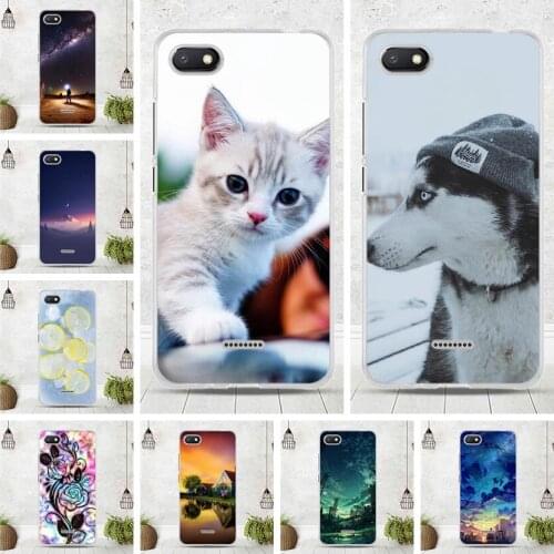 New For Funda Xiaomi Redmi 6A Case Protective Cover For Xiaomi Redmi 6A Coque 5.45 Inches Soft TPU Capas Bag Silicone 3D Cover