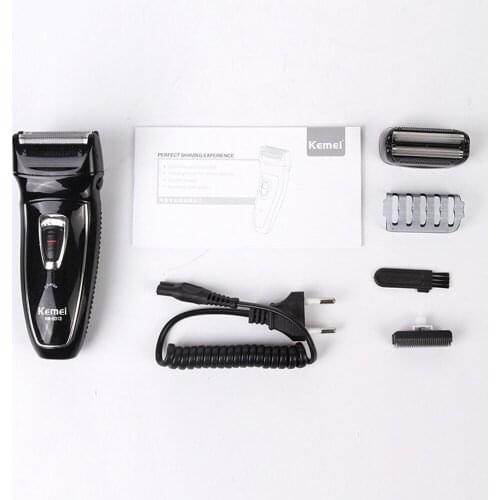 KEMEI 2 Heads Rechargeable Electric Shaver Reciprocating Electronic Shaving Machine Rotary Hair Trimmer Face Care Razor