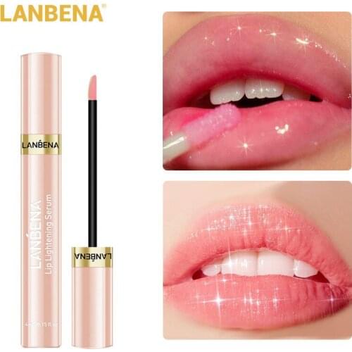 LANBENA Lipstick Lip Lightening Serum Cherry Moisturizing Remove Melanin Pink Lips Long Lasting Smooth Lip Skin Care