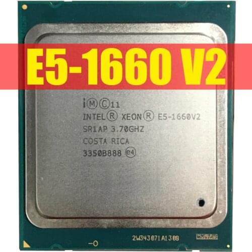 Intel Xeon Processor E5 1660 V2 E5-1660 V2 CPU LGA2011 Server processor 100% working properly Desktop Processor E5-1660V2 E5 CPU