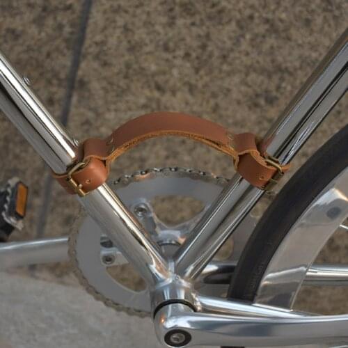 2-color bicycle portable carry handle leather 3cm for fixed gear road bike 5cm for MTB road bike frame handle