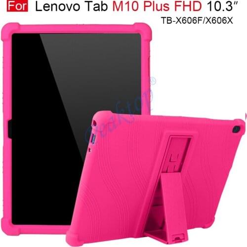 For Lenovo Tab M10 FHD Plus 10.3 TB-X606F TB-X606X Silicone Case M10 Plus 10.3 Inch Child Drop Shell Silicone Tablet Case Cover