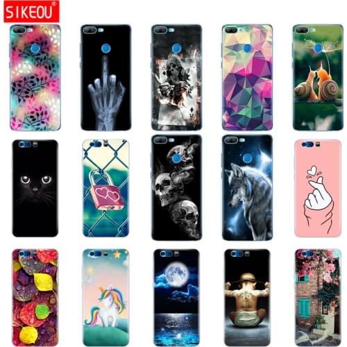 Cover phone case for huawei honor 9 honor 9 lite soft tpu silicone back cover 360 full protective printing transparent coque Cat