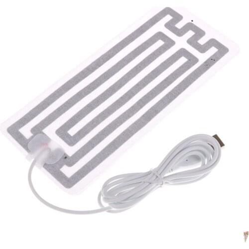 Home Winter Heating Insoles Keep Warm Pads for Men Women Shoes USB Heating Element Film Heater Heated Insoles 8*18CM