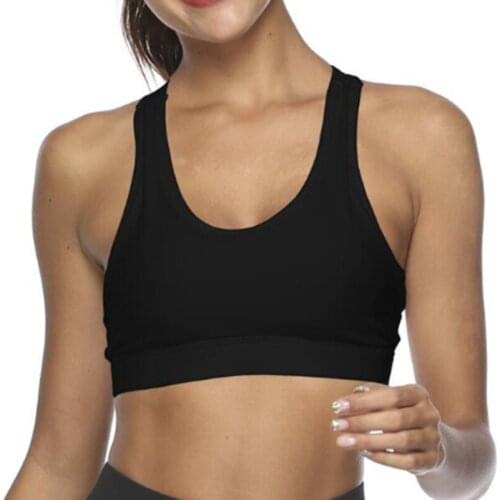 Ladies Sports Bra Tops Fitness Sports Shockproof Vest Female Back Pocket Portable Phone Running Sports Underwear