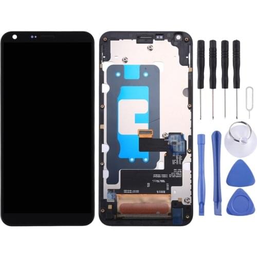 IPartsBuy LCD Screen and Digitizer Full Assembly with Frame for LG Q6 Q6+ LG-M700 M700 M700A US700 M700H M703 M700Y