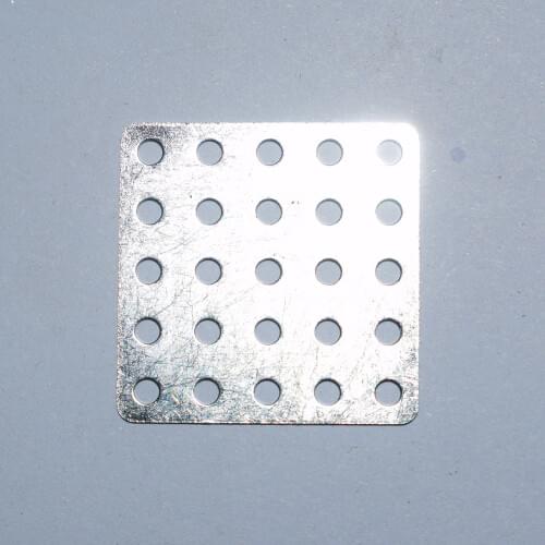 10/100pcs 25x25 square iron rc robot frame bracket toy part/technology model parts yuanmbm tamiy motor baby toys 25252B