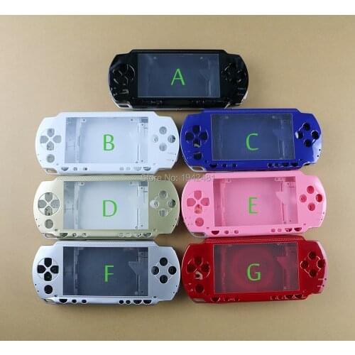 10sets Multi Color For PSP 1000 PSP1000 Full Housing Shell Cover Case Replacement Buttons Kit With Best Quality