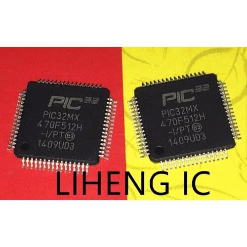 100% New&original PIC32MX470F512H-I/PT PIC32MX 470F512H TQFP-64