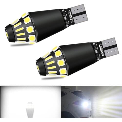 2pcs T15 W16W 1800Lm LED Canbus Bulbs led Car Backup Reverse Lights for BMW 5 Series E60 E61 F10 E90 F11 X5 E70 Mini Cooper R56