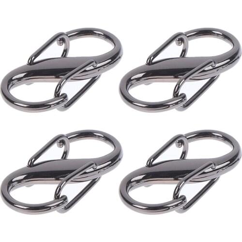 4Pcs Women Handbag DIY Screw Chain Change Length Hook Chain Length Adjustment Buckle Bag Chain Shorten Handy Bag Chain Accessory