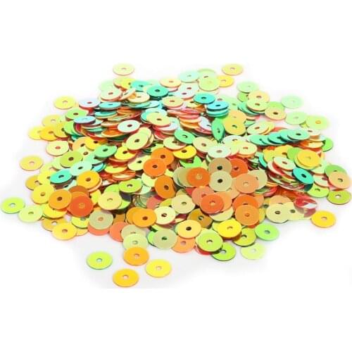 4/5/6mm 20g/bag Sequin Flat Round Loose Sequins Crafts Paillette Sewing Clothes Decoration DIY Accessory Lentejuelas Para Coser