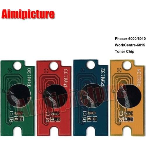 106R01630 106R01627 106R01628 106R01629 CHIP For Xerox Phaser 6000 6010 WC6015 Chip BK C M Y 4PCS/lot