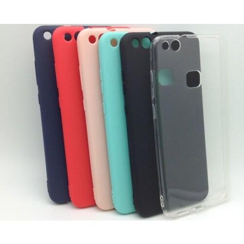 ForHuawei P10 lite Ultra-thin Clear TPU and Matte Solid color Case For Huawei P10lite Back Cover Protect Skin Silicon soft case