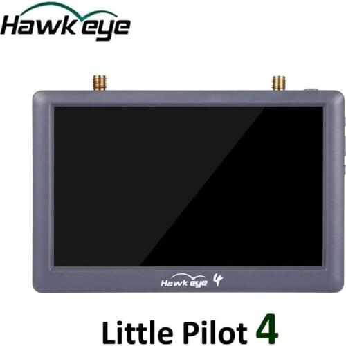 Hawkeye Little Pilot 4 FPV Monitor 5.8G 48CH 5 Inch Highlight HD Receiver Low Latency W/ Video Recorded for FPV RC Quadcopter