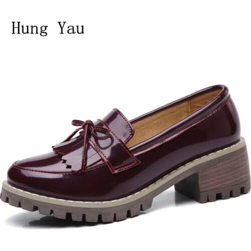 Hung Yau Leather Pumps