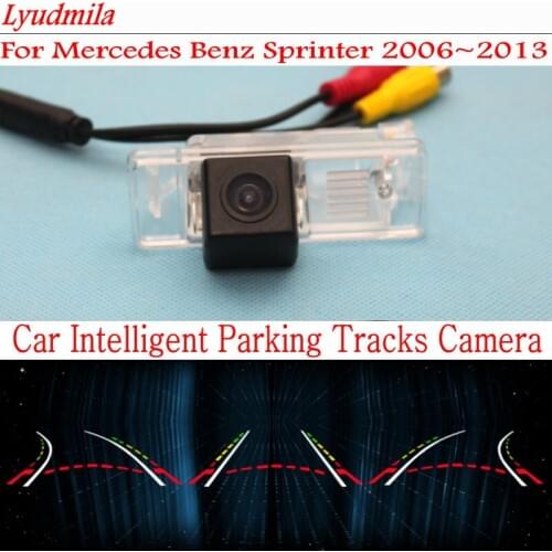 Lyudmila Car Intelligent Parking Tracks Camera FOR Mercedes Benz Sprinter 2006~2013 HD Back up Reverse Camera / Rear View Camera