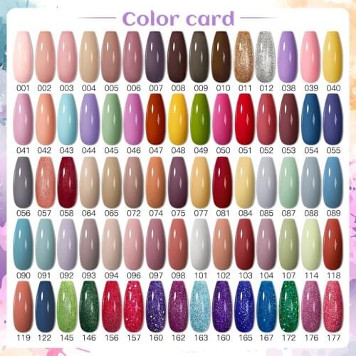 Mtssii 25/30PCS Color Gel Nail Polish Set 150 Colors Semi Permanent UV Led Gel Varnish Soak Off Nail Lacquers Base Top Coat