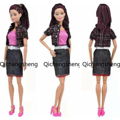 Cosplay 1/6 BJD Doll Outfits Set For Barbie Clothes Fashion Coat Jacket Shirt Skirt Bag Shoes 11.5" Dollhouse Accessories Toys