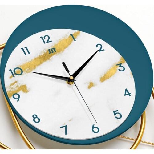 2020New Light Luxury Decorative Wall Clock Living Room Nordic Home Clock Personality Creative Clock Simple Modern Art Wall Clock