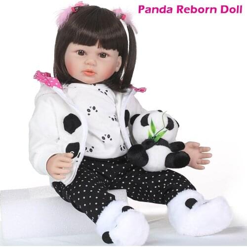 New 58cm Realistic Bebes Reborn Doll Reborn Babies Silicone Lifelike Baby Dolls Kids Growth Partners Birth Reborn Juguetes