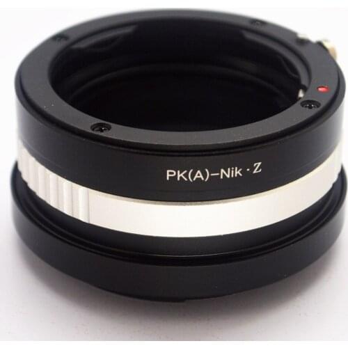 Lens Mount Adapter Ring for Pentax K PK KA KAF DA Lens & Nikon Z7 Z6 II Z5 Z50 Camera Body Adaptor
