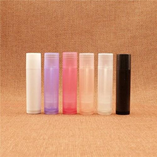5ml Plastic Lipstick Bottle Empty Handmade Lip Oil Package Tube Batom Cream Containers Many Colors Free Shipping