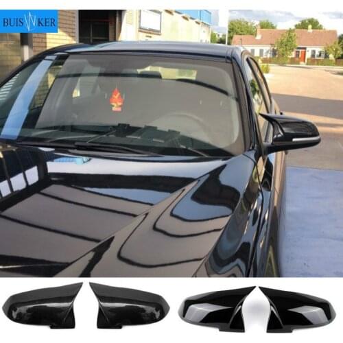For BMW 1 2 3 4 X M Series Rear View Side Mirror Cover F20 F21 F22 F23 F30 F32 F36 X1 E84 F87 M2 Carbon Style Car Accessories