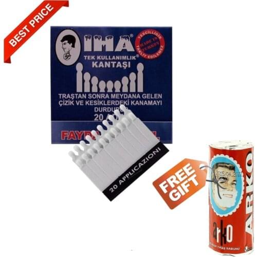 480pcs Styptic Pencils - Bloodstone - Disposable Stops Cuts Bleeding - SHAVING CUT STICK - Single Use - Fast Ship AND FREE GİFT