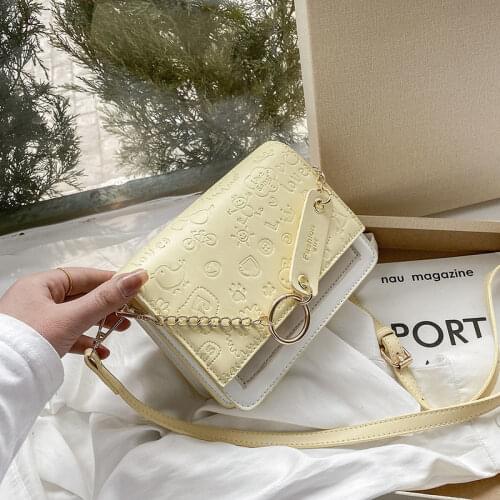 Crossbody Bags for Women Shoulder Bag Handbag Backpack Fashion Designer Women Bag Cute Chain All-match 2021 New Trend PU Leather