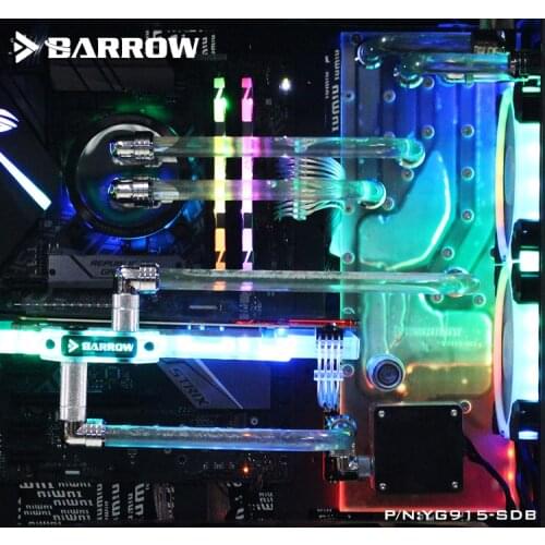 Barrow YG915-SDB, Waterway Boards For IN WIN 915 Case, for Intel CPU Water Block & Single / Dual GPU Buildings