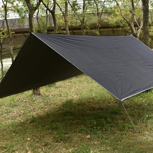 New Hammock Rain Fly Tent Tarp 300X300cm Waterproof Windproof Camping Shelter Sunshade Portable Beach Sun Shelter Camping Tent