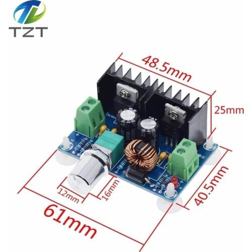 XL4016 XL4016E1 High Power DC Voltage Regulator DC-DC XH-M401 Buck Module with Maximum 8A Tire Voltage Regulator