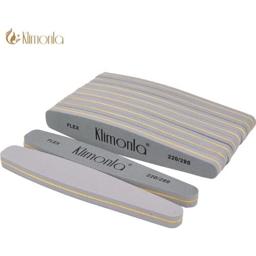 25Pcs Sponge Nail File Washable Nail Buffer Block Buffing Polish Tools for Manicure Care 200/280 Green Grind Nail-Files Strips