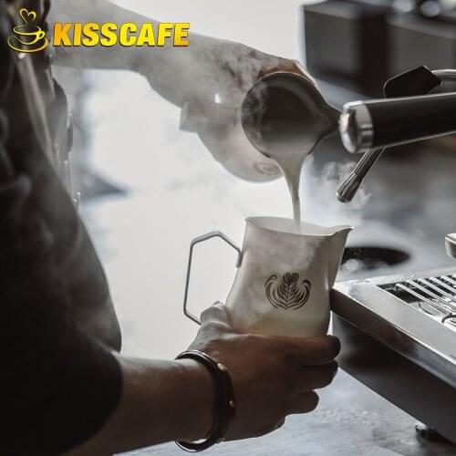 350/500ml Frothing Pitcher Milk Cup Milk Jug Barista Craft Latte Cappuccino Frother Cup Milk Espresso Frothing Tool Coffeware