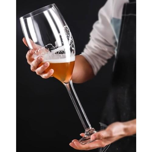 410-5000 ml Huge Big Wine Glass Large Funny Crystal Champagne Drinking Beer Glasses Cup Mug Clear Lead-free Goblet For Party KTV