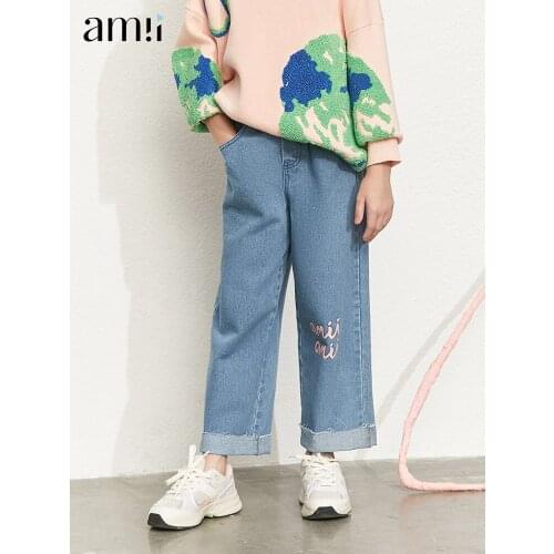 Джинсы для подростков девочек Amii China At AliExpress